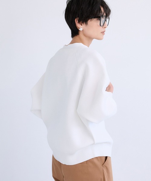 BARNYARDSTORM（バンヤードストーム）の「BARNYARDSTORM / 金ボタンドルマンカーディガン＜セットアップ対応＞【WEB限定】（カーディガン/ボレロ・レディース・ブルー系その他/ネイビー/ホワイト・FREE）」の9枚目の写真