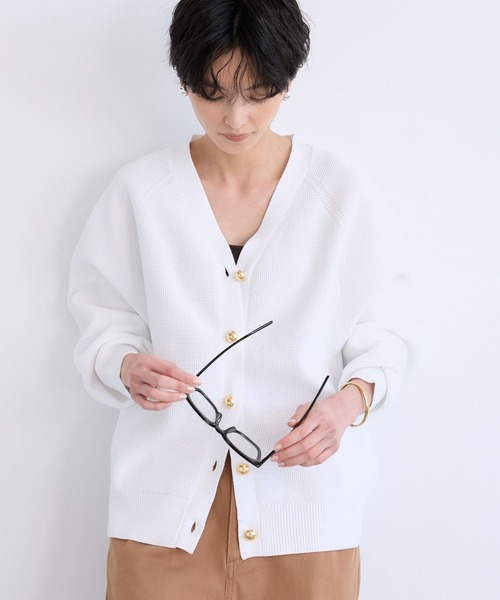 BARNYARDSTORM（バンヤードストーム）の「BARNYARDSTORM / 金ボタンドルマンカーディガン＜セットアップ対応＞【WEB限定】（カーディガン/ボレロ・レディース・ブルー系その他/ネイビー/ホワイト・FREE）」の16枚目の写真