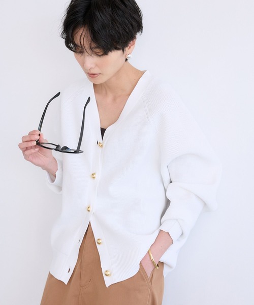 BARNYARDSTORM（バンヤードストーム）の「BARNYARDSTORM / 金ボタンドルマンカーディガン＜セットアップ対応＞【WEB限定】（カーディガン/ボレロ・レディース・ブルー系その他/ネイビー/ホワイト・FREE）」の17枚目の写真