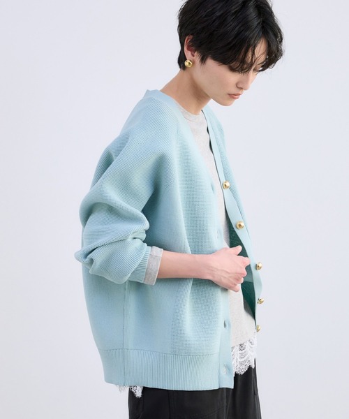 BARNYARDSTORM（バンヤードストーム）の「BARNYARDSTORM / 金ボタンドルマンカーディガン＜セットアップ対応＞【WEB限定】（カーディガン/ボレロ・レディース・ブルー系その他/ネイビー/ホワイト・FREE）」の14枚目の写真