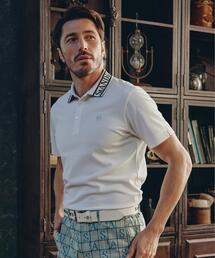 St ANDREWS（セントアンドリュース）の「TEXBRIDシャドーボーダーカノコ半袖ポロシャツ (MENS)（ポロシャツ）」