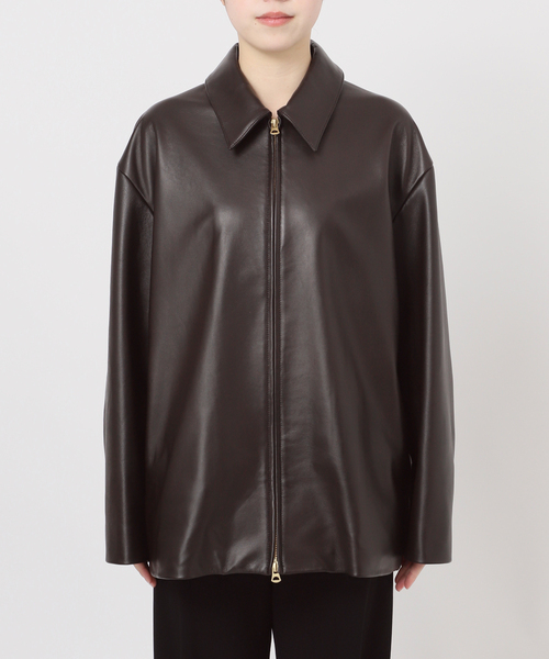 AP STUDIO（エーピーストゥディオ）の「レザージャケット（その他アウター・レディース・ブラウン・FREE）」の7枚目の写真