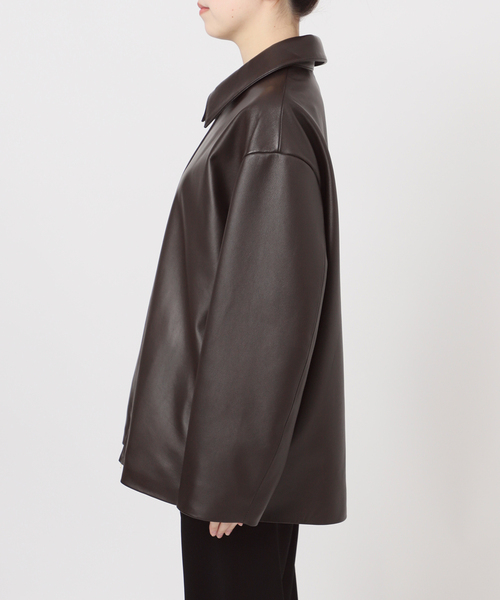 AP STUDIO（エーピーストゥディオ）の「レザージャケット（その他アウター・レディース・ブラウン・FREE）」の8枚目の写真