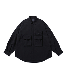 [AW24]GEAR POCKET SHIRT / BLACK RIPSTOP