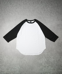 《ミドルウエイト天竺 ラグラン8分袖Tシャツ》