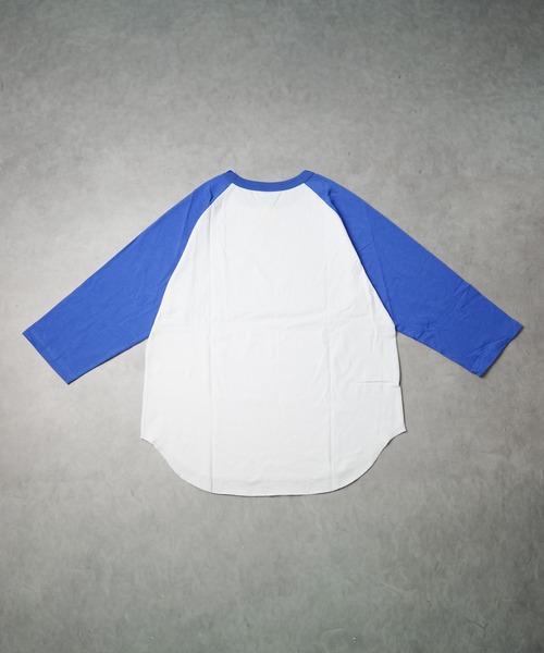 B.I.D.(ビーアイディー)の「《ミドルウエイト天竺 ラグラン8分袖Tシャツ》(Tシャツ/カットソー・レディース・ホワイト×グリーン/ホワイト×ブルー/ホワイト×ブラック/ブラック×ホワイト/ホワイト×ネイビー・MEDIUM)」の20枚目の写真