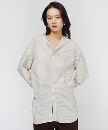 THINGS THAT MATTER | SAILOR BLOUSING STRIPE SHIRT / セーラー ブラウジング ストライプ シャツ(シャツ/ブラウス)