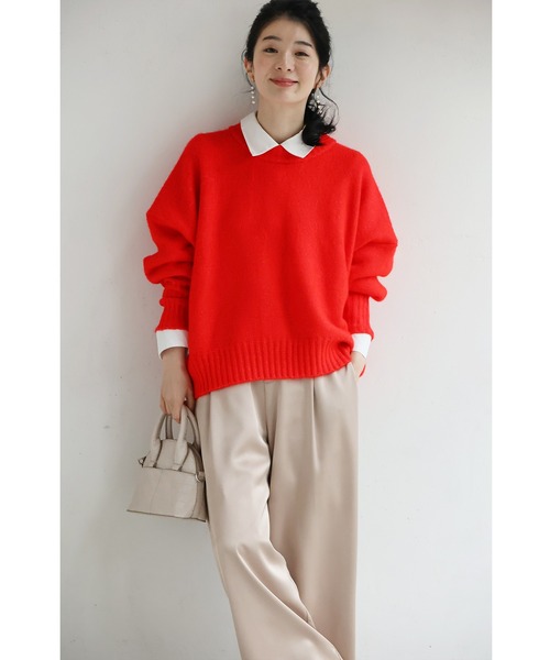 cawaii(カワイイ)の「大人の艶足し 光沢パンツ(その他パンツ・レディース・ネイビー/ベージュ/オレンジ・M-Long/M-Short/L-Long/L-Short)」の20枚目の写真