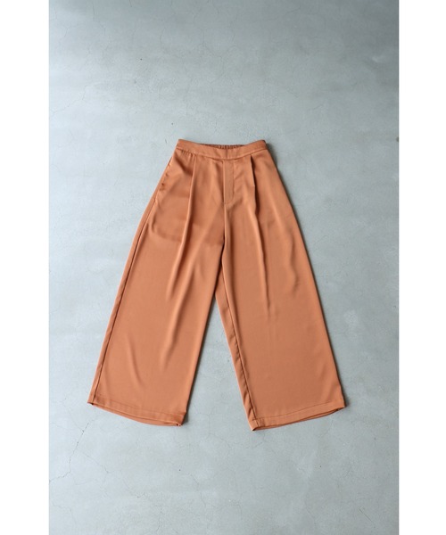 cawaii(カワイイ)の「大人の艶足し 光沢パンツ(その他パンツ・レディース・ネイビー/ベージュ/オレンジ・M-Long/M-Short/L-Long/L-Short)」の11枚目の写真