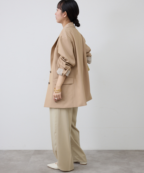 SLOBE IENA（スローブイエナ）の「サテンタックパンツ（その他パンツ・レディース・ベージュ/ネイビー/ピンク系その他・36/38）」の14枚目の写真