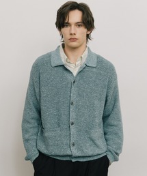 LURAKU（ルラク）の「【LURAKU】sheer knit polo cardigan / シアーニットポロカーディガン（カーディガン/ボレロ）」