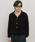 LURAKU（ルラク）の「【LURAKU】sheer knit polo cardigan / シアーニットポロカーディガン（カーディガン/ボレロ・メンズ）」