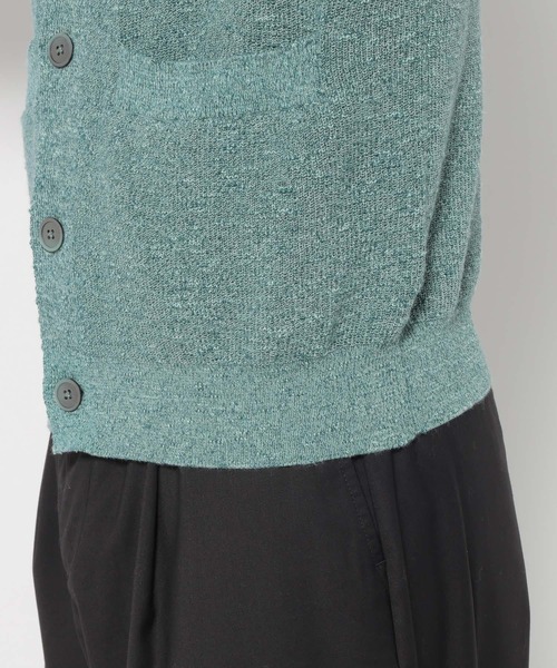 LURAKU（ルラク）の「【LURAKU】sheer knit polo cardigan / シアーニットポロカーディガン（カーディガン/ボレロ・メンズ・グリーン系その他/ブラウン/ブラック・MEDIUM/SMALL/LARGE）」の22枚目の写真