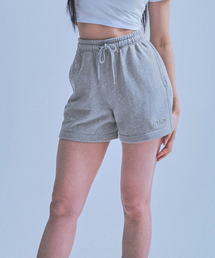 W CHROME B SHORTS [MELANGE GREY]