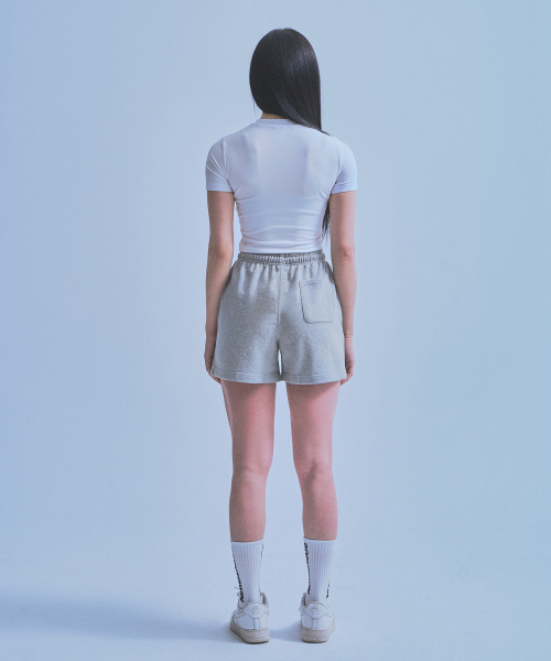 BORN TO WIN（ボーントゥウィン）の「W CHROME B SHORTS [MELANGE GREY]（その他パンツ・レディース・その他・1/2）」の5枚目の写真
