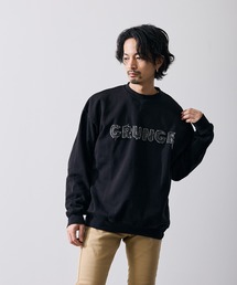 improves | CVC半起毛スウェット ロゴ刺しゅう 長袖 トレーナー(スウェット)