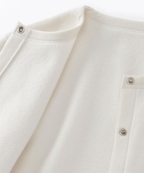 無印良品（ムジルシリョウヒン）の「婦人　スウェットカーディガン（カーディガン/ボレロ・レディース・ブラック/ブラウン系/オフホワイト/ライトイエロー・M/L/XL/S）」の17枚目の写真