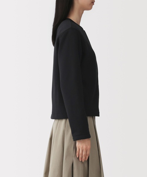 無印良品（ムジルシリョウヒン）の「婦人　スウェットカーディガン（カーディガン/ボレロ・レディース・ブラック/ブラウン系/オフホワイト/ライトイエロー・M/L/XL/S）」の21枚目の写真