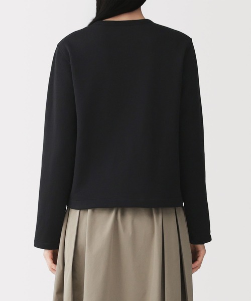 無印良品（ムジルシリョウヒン）の「婦人　スウェットカーディガン（カーディガン/ボレロ・レディース・ブラック/ブラウン系/オフホワイト/ライトイエロー・M/L/XL/S）」の22枚目の写真