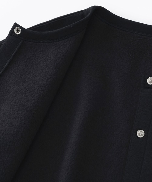 無印良品（ムジルシリョウヒン）の「婦人　スウェットカーディガン（カーディガン/ボレロ・レディース・ブラック/ブラウン系/オフホワイト/ライトイエロー・M/L/XL/S）」の12枚目の写真