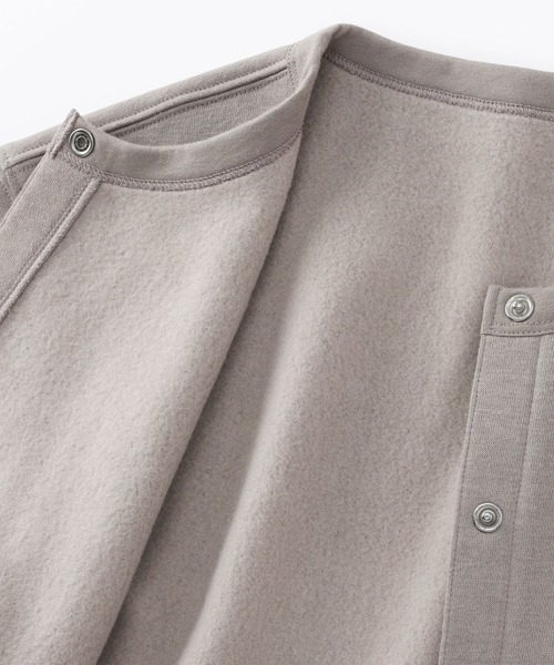 無印良品（ムジルシリョウヒン）の「婦人　スウェットカーディガン（カーディガン/ボレロ・レディース・ブラック/ブラウン系/オフホワイト/ライトイエロー・M/L/XL/S）」の16枚目の写真