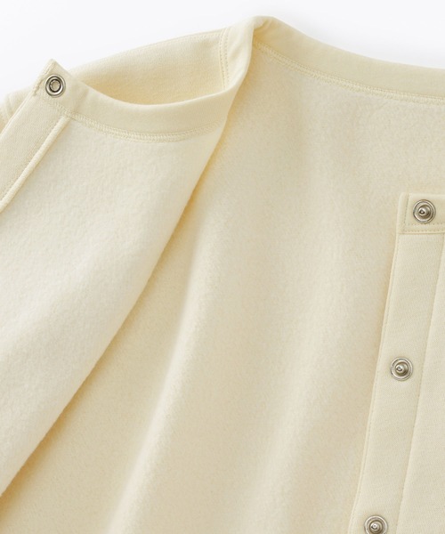 無印良品（ムジルシリョウヒン）の「婦人　スウェットカーディガン（カーディガン/ボレロ・レディース・ブラック/ブラウン系/オフホワイト/ライトイエロー・M/L/XL/S）」の8枚目の写真