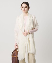 ASAUCE MELER｜アソースメレのストール/ショール（ホワイト/白色系