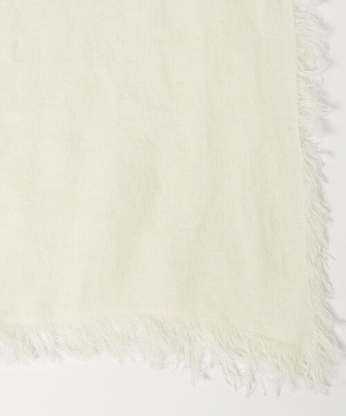 ASAUCE MELER（アソースメレ）の「＜ASAUCE MELER＞LI GAUZE ストール（ストール/ショール・レディース・ダークグレー/ライトブルー/オフホワイト・FREE）」の14枚目の写真