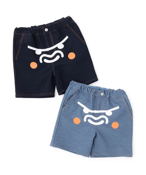 XLARGE KIDS（エクストララージキッズ）の「ファニーゴリラフェイス デニムショートパンツ（デニムパンツ・キッズ・ブルー/ライトブルー・130cm/120cm/90cm/100cm/140cm/80ｃｍ/110cm）」の15枚目の写真