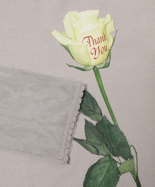 Acne Studios(アクネストゥディオズ)の「FN-WN-TSHI000872(Tシャツ/カットソー・レディース・ライトグレー・XS/S)」の4枚目の写真