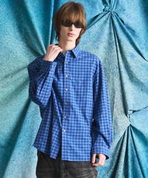 《UNISEX》【Italian Dead Stock Fabric】Regular Collar Prime-Over Shirt/【イタリアンデッドストックファブリック】レギュラーカラープライムオーバーシャツ【MAISON SPECIAL/メゾンスペシャル】