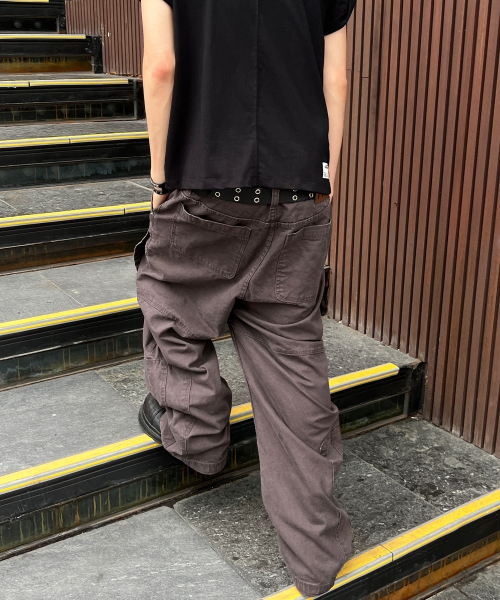 KICHUL(キチョル)の「Asym Vintage Cargo Pants (Washed Purple)(その他パンツ・レディース・その他・SMALL/MEDIUM/LARGE)」の3枚目の写真