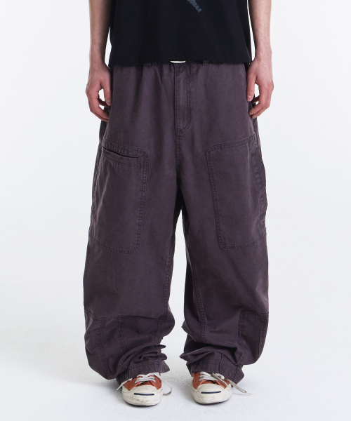KICHUL(キチョル)の「Asym Vintage Cargo Pants (Washed Purple)(その他パンツ・レディース・その他・SMALL/MEDIUM/LARGE)」の4枚目の写真