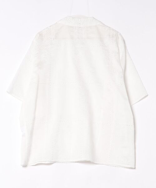 CLANE(クラネ)の「【CLANE】EMBROIDERY LACE BOX SHIRTS(シャツ/ブラウス・レディース・ブラック/ホワイト/マルチ・1)」の10枚目の写真