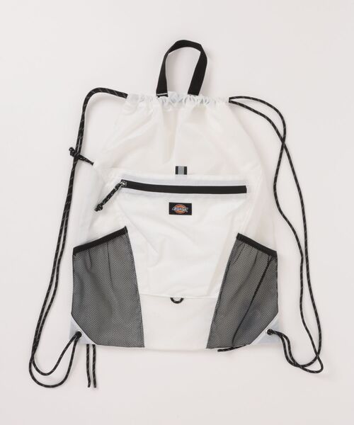 Dickies（ディッキーズ）の「【Dickies】DK ATHLETIC KNAPSACK GRID / ディッキーズ グリッドストップ ナップサック（バックパック/リュック・メンズ・カーキ/ブラック/グレー/ホワイト・FREE）」の2枚目の写真