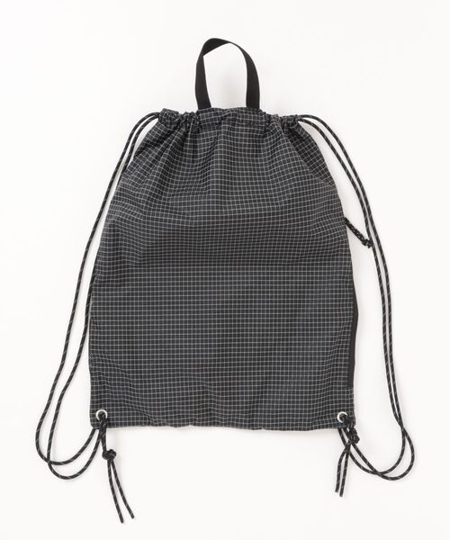 Dickies（ディッキーズ）の「【Dickies】DK ATHLETIC KNAPSACK GRID / ディッキーズ グリッドストップ ナップサック（バックパック/リュック・メンズ・カーキ/ブラック/グレー/ホワイト・FREE）」の5枚目の写真