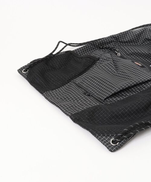 Dickies（ディッキーズ）の「【Dickies】DK ATHLETIC KNAPSACK GRID / ディッキーズ グリッドストップ ナップサック（バックパック/リュック・メンズ・カーキ/ブラック/グレー/ホワイト・FREE）」の6枚目の写真