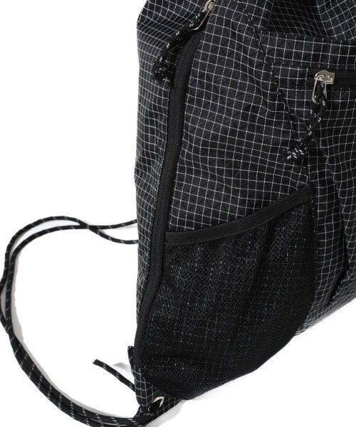 Dickies（ディッキーズ）の「【Dickies】DK ATHLETIC KNAPSACK GRID / ディッキーズ グリッドストップ ナップサック（バックパック/リュック・メンズ・カーキ/ブラック/グレー/ホワイト・FREE）」の12枚目の写真