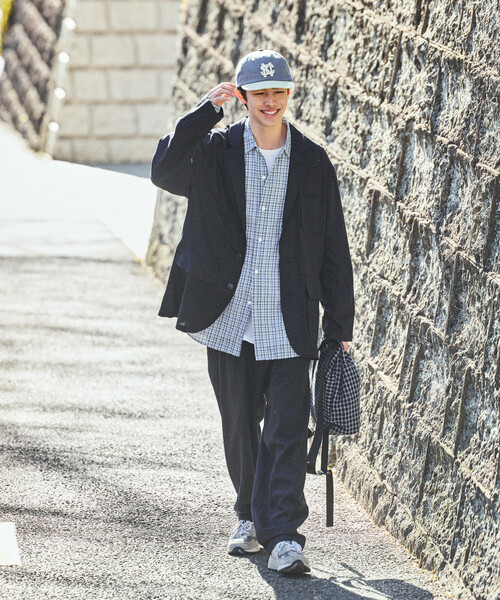 NAUTICA(ノーティカ)の「NAUTICA/ノーティカ リネン混 ツータックイージーパンツ(その他パンツ・メンズ・ブラック/ネイビー・X-LARGE/LARGE/MEDIUM)」の4枚目の写真