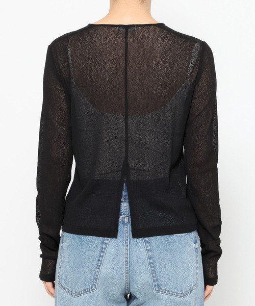 LOWRYS FARM（ローリーズファーム）の「ＵＳＥＦＵＬヘンリープルオーバーＬＳ 638390（Tシャツ/カットソー・レディース・ブラック/ホワイト/ブルー/チャコールグレー/ピンク・SHORT/LONG）」の18枚目の写真