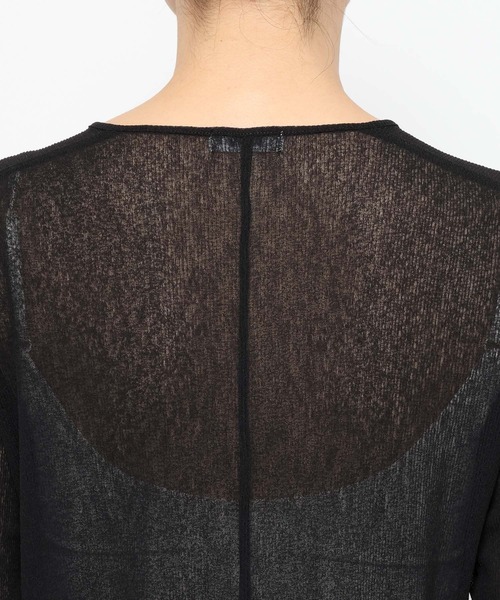 LOWRYS FARM（ローリーズファーム）の「ＵＳＥＦＵＬヘンリープルオーバーＬＳ 638390（Tシャツ/カットソー・レディース・ブラック/ホワイト/ブルー/チャコールグレー/ピンク・SHORT/LONG）」の19枚目の写真