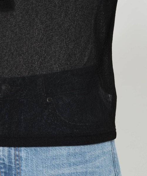 LOWRYS FARM（ローリーズファーム）の「ＵＳＥＦＵＬヘンリープルオーバーＬＳ 638390（Tシャツ/カットソー・レディース・ブラック/ホワイト/ブルー/チャコールグレー/ピンク・SHORT/LONG）」の10枚目の写真