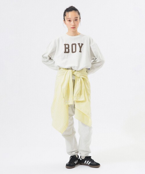 Champion（チャンピオン）の「【別注】Champion / リバースウィーブ(R) パンツ（スウェットパンツ・レディース・グレー/ホワイト系その他/ブラック・SMALL/X-SMALL）」の10枚目の写真