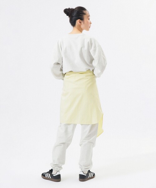 Champion（チャンピオン）の「【別注】Champion / リバースウィーブ(R) パンツ（スウェットパンツ・レディース・グレー/ホワイト系その他/ブラック・SMALL/X-SMALL）」の12枚目の写真