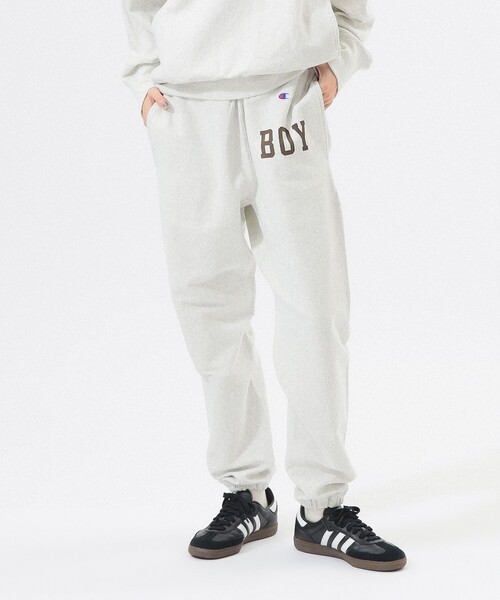 Champion（チャンピオン）の「【別注】Champion / リバースウィーブ(R) パンツ（スウェットパンツ・レディース・グレー/ホワイト系その他/ブラック・SMALL/X-SMALL）」の15枚目の写真