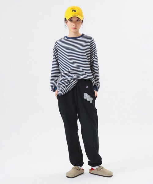 Champion（チャンピオン）の「【別注】Champion / リバースウィーブ(R) パンツ（スウェットパンツ・レディース・グレー/ホワイト系その他/ブラック・SMALL/X-SMALL）」の18枚目の写真