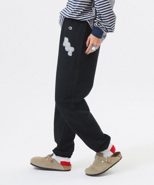 Champion（チャンピオン）の「【別注】Champion / リバースウィーブ(R) パンツ（スウェットパンツ・レディース・グレー/ホワイト系その他/ブラック・SMALL/X-SMALL）」の19枚目の写真