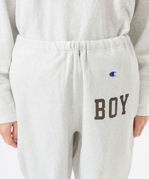 Champion（チャンピオン）の「【別注】Champion / リバースウィーブ(R) パンツ（スウェットパンツ・レディース・グレー/ホワイト系その他/ブラック・SMALL/X-SMALL）」の7枚目の写真