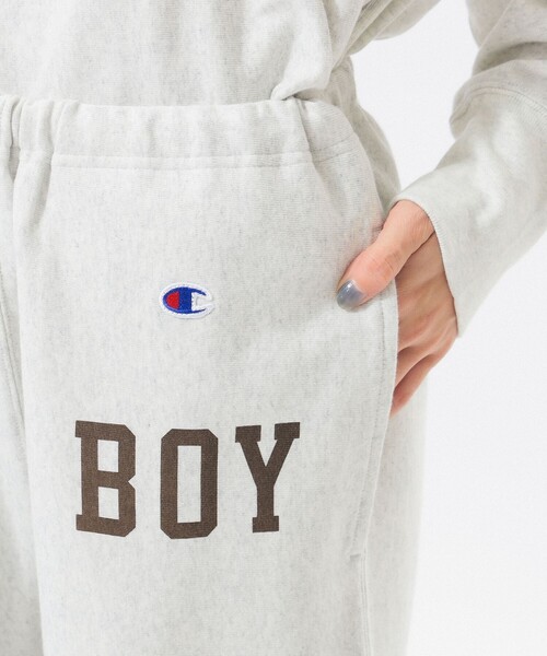 Champion（チャンピオン）の「【別注】Champion / リバースウィーブ(R) パンツ（スウェットパンツ・レディース・グレー/ホワイト系その他/ブラック・SMALL/X-SMALL）」の8枚目の写真