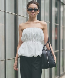 KINO THE KEI（キノザケイ）の「2WAY パフィー ドロスト ベアトップス KINO THE KEI（チューブトップ）」